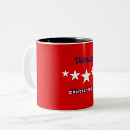 Caneca De Café Em Dois Tons Feliz Dia dos Veteranos