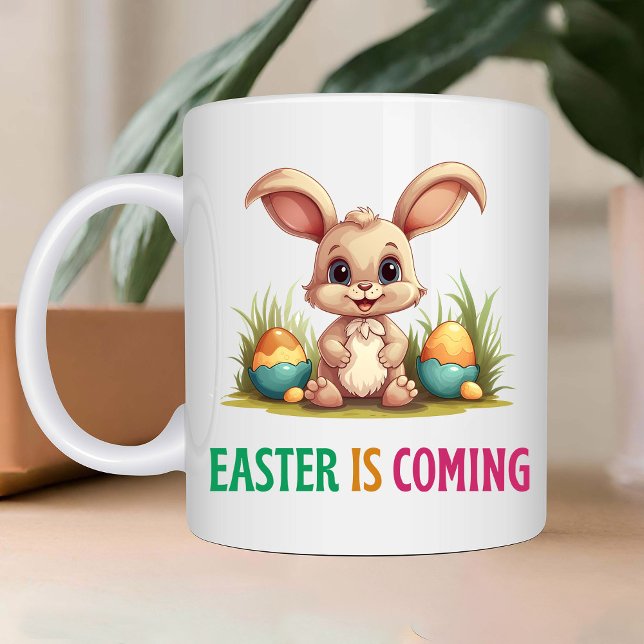 Caneca De Café Em Dois Tons Feliz Eggster - Caça ao Ovo de Páscoa (Criador carregado)