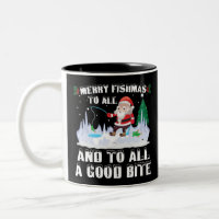 Feliz Fishmas Peixe Divertido Pescaria Pescador Na