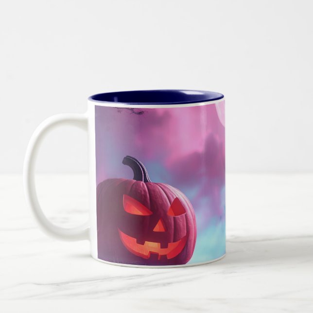 CANECA DE CAFÉ EM DOIS TONS FELIZ HALLOWEEN (Esquerda)