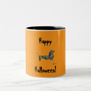 Caneca De Café Em Dois Tons Feliz Halloween Mugs