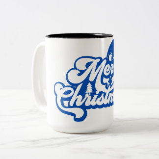 Caneca De Café Em Dois Tons Feliz Natal