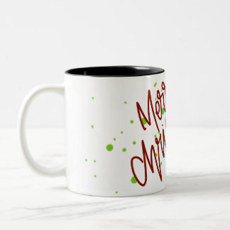 Caneca De Café Em Dois Tons Feliz natal