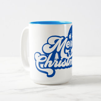 Caneca De Café Em Dois Tons Feliz Natal