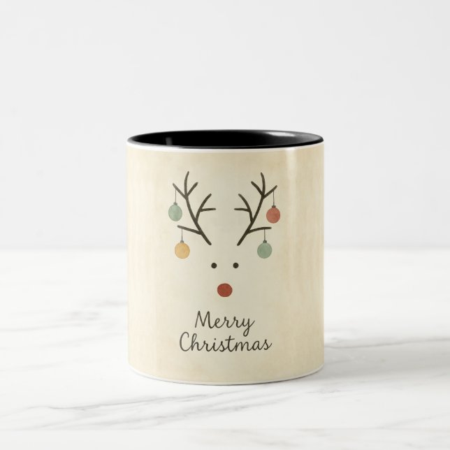 Caneca De Café Em Dois Tons Feliz Natal (Centro)