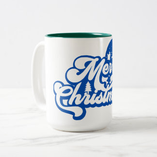 Caneca De Café Em Dois Tons Feliz Natal