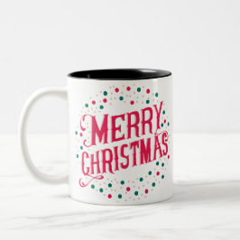 Caneca De Café Em Dois Tons Feliz Natal