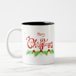 Caneca De Café Em Dois Tons Feliz Natal Café Mug