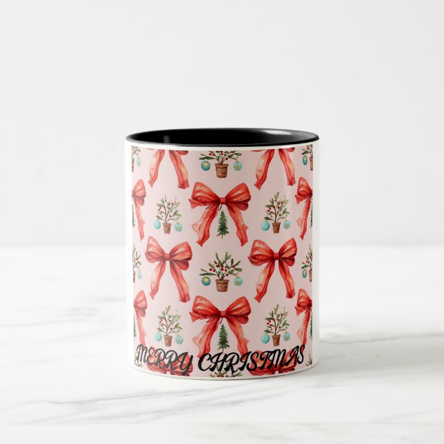 Caneca De Café Em Dois Tons Feliz Natal - Mug de Café de Dois Toneladas (Centro)