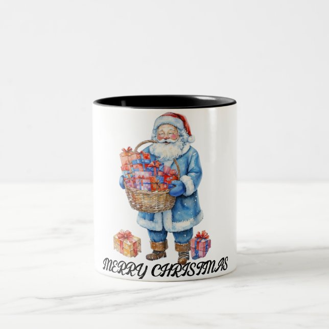 Caneca De Café Em Dois Tons Feliz Natal - Mug de Café de Dois Toneladas (Centro)