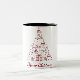 Caneca De Café Em Dois Tons Feliz Natal - Mug de Café de Dois Toneladas