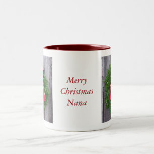 Caneca De Café Em Dois Tons Feliz Natal Nana