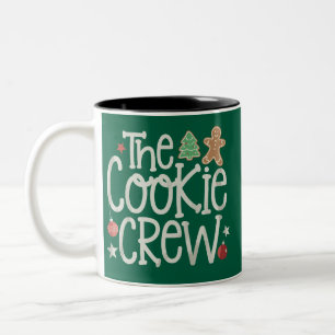 Caneca De Café Em Dois Tons Feliz Natal The Cookie Crew Xmas Matching