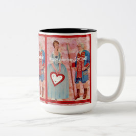 Caneca De Café Em Dois Tons Feliz Pai do Dia dos Namorados