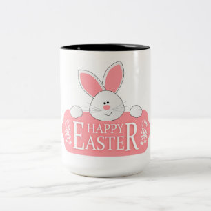 Caneca De Café Em Dois Tons Felz pascoa
