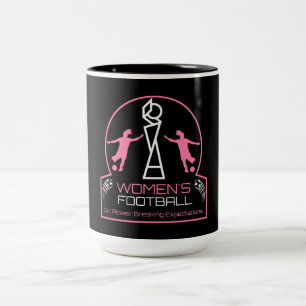Caneca De Café Em Dois Tons Feminismo no esporte feminino