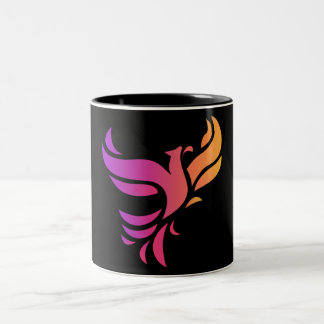 Caneca De Café Em Dois Tons Fênix