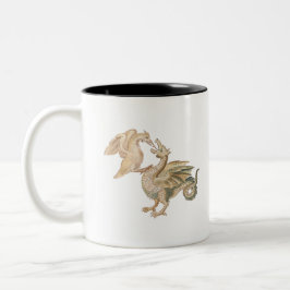 Caneca De Café Em Dois Tons Fênix e Dragon Alchemical Mug