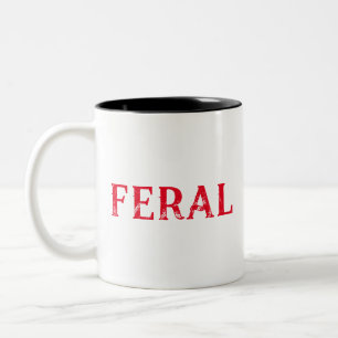 Caneca De Café Em Dois Tons Feral