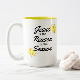 Caneca De Café Em Dois Tons Feriado Cristão de Café, Mug, Feriado Cristão,