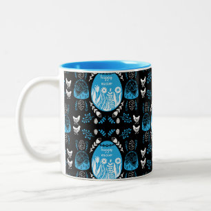 Caneca De Café Em Dois Tons Feriado de abril de páscoa