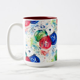 Caneca De Café Em Dois Tons Feriado de Natal - Mug de café
