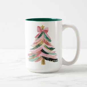Caneca De Café Em Dois Tons Feriados fantasiosos