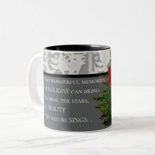 Caneca De Café Em Dois Tons FÉRIAS 4x6