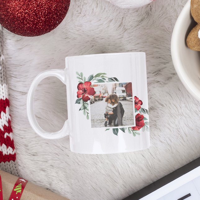 Caneca De Café Em Dois Tons Férias Feriadas Foguetes Fotografias Personalizada (Criador carregado)