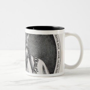 Caneca De Café Em Dois Tons Fernando Alvarez de Toledo, ó duque de 2 albas