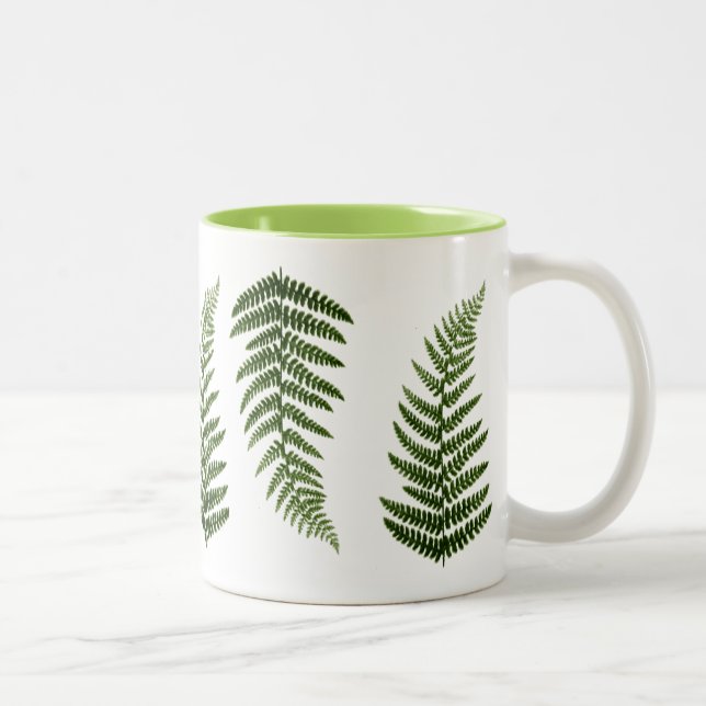 Caneca De Café Em Dois Tons Ferns (Direita)