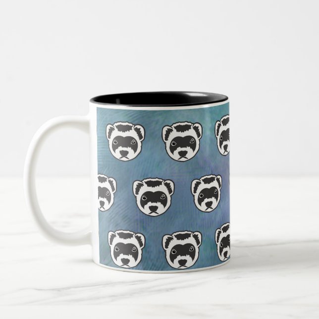 Caneca De Café Em Dois Tons Ferret (Esquerda)