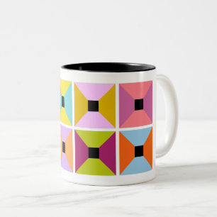 Caneca De Café Em Dois Tons Festa de Quarteirão