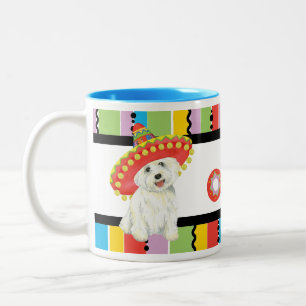 Caneca De Café Em Dois Tons Festa Westie