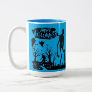 Caneca De Café Em Dois Tons Festival da Colheita Specter azul