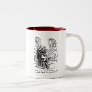 Caneca De Café Em Dois Tons Fezziwig (com texto)