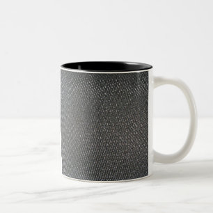 Caneca De Café Em Dois Tons Fibra CRUA real do carbono Textured