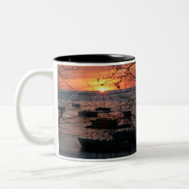 Caneca De Café Em Dois Tons Fiery Costa Rica Sunset em Tamarindo
