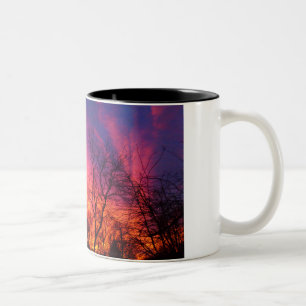 Caneca De Café Em Dois Tons Fiery Sunset Mug