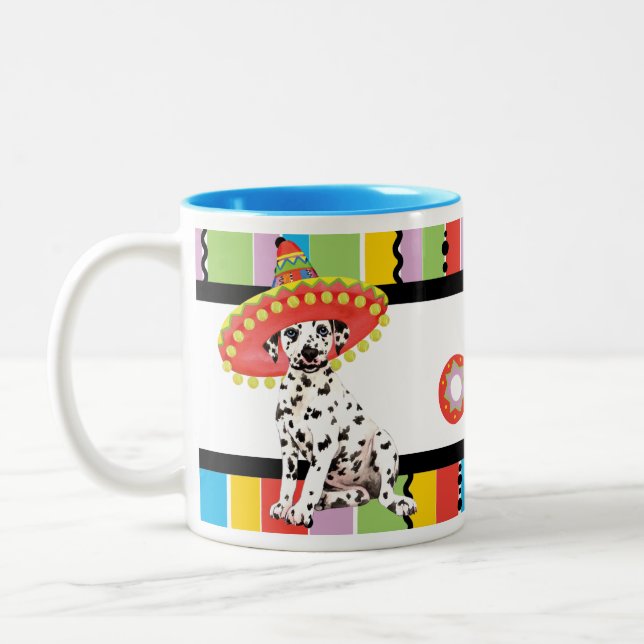 Caneca De Café Em Dois Tons Fiesta Dalmatic (Esquerda)