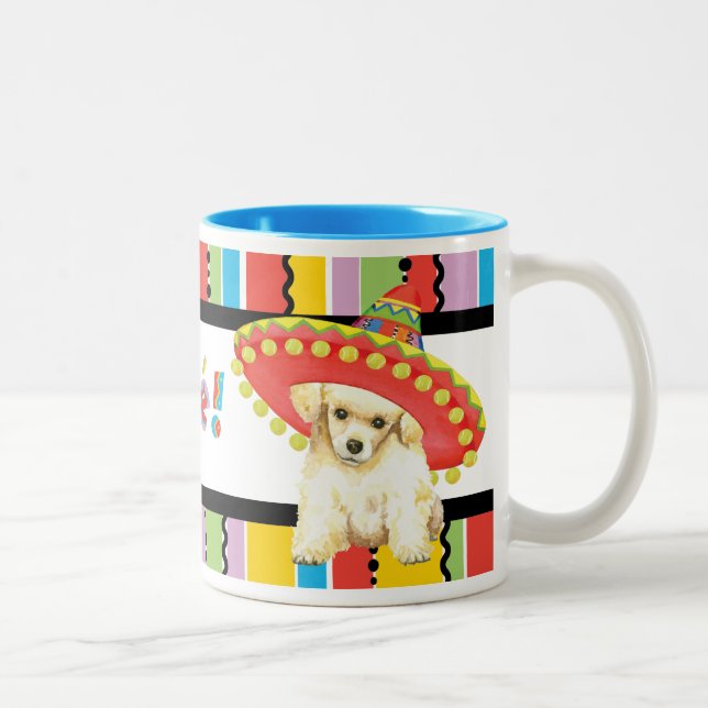 Caneca De Café Em Dois Tons Fiesta Toy Poodle (Direita)