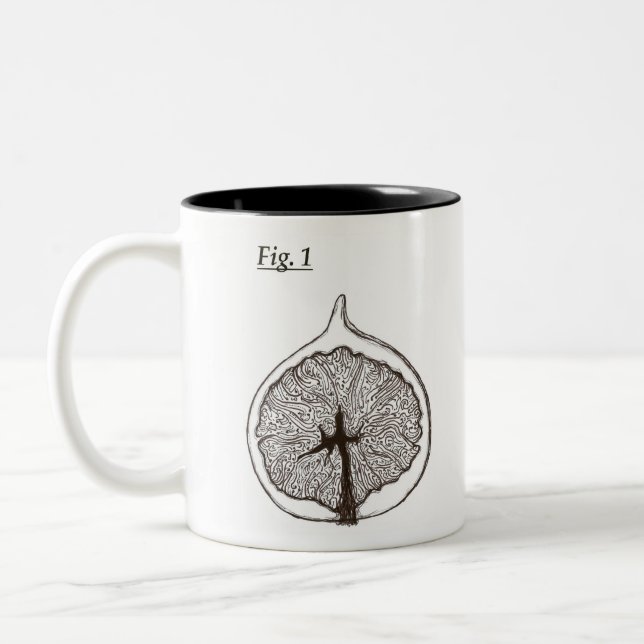 Caneca De Café Em Dois Tons Fig. 1 (Esquerda)