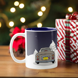 Caneca De Café Em Dois Tons Figuras Feriado Topaz Mist Figaro Car