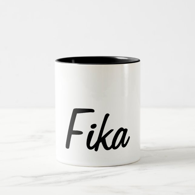 Caneca De Café Em Dois Tons Fika Mug (Centro)