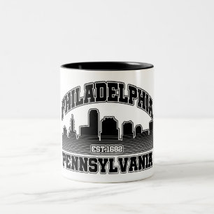 Caneca De Café Em Dois Tons Filadélfia, Pensilvânia