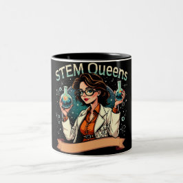 Caneca De Café Em Dois Tons Filas STEM