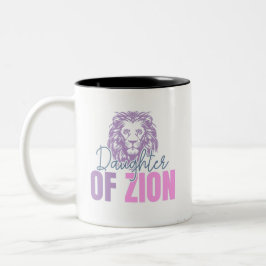 Caneca De Café Em Dois Tons Filha de Zion Mugs
