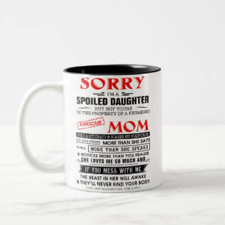 Caneca De Café Em Dois Tons Filha mimada