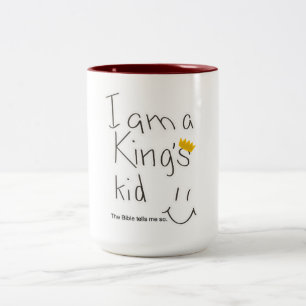Caneca De Café Em Dois Tons Filho do Rei