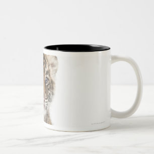 Caneca De Café Em Dois Tons Filhote de tigre de Sumatran